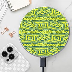 Abstract Background Graphic Wireless Fast Charger(white) by Jancukart