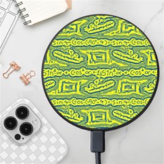 Abstract Background Graphic Wireless Fast Charger(black)