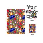 Autumn Seamless Background Leaves Playing Cards 54 Designs (Mini) Front - Spade7