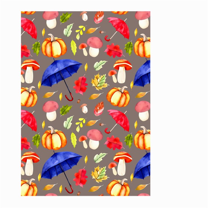 Autumn Seamless Background Leaves Large Garden Flag (Two Sides)