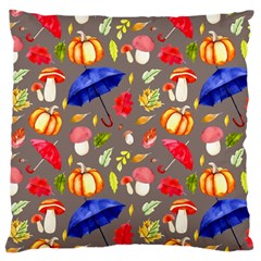 Autumn Seamless Background Leaves Large Cushion Case (one Side)