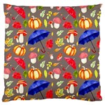 Autumn Seamless Background Leaves Standard Premium Plush Fleece Cushion Case (One Side) Front