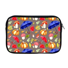 Autumn Seamless Background Leaves Apple Macbook Pro 17  Zipper Case