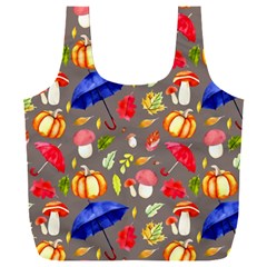 Autumn Seamless Background Leaves Full Print Recycle Bag (xxxl)