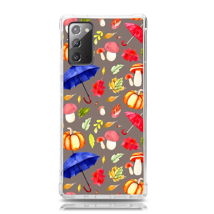 Autumn Seamless Background Leaves Samsung Galaxy Note 20 TPU UV Case