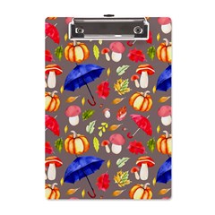 Autumn Seamless Background Leaves A5 Acrylic Clipboard