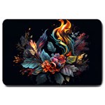 Flowers Flame Abstract Floral Large Doormat 30 x20  Door Mat