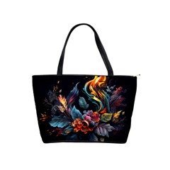 Flowers Flame Abstract Floral Classic Shoulder Handbag by Jancukart