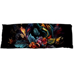 Flowers Flame Abstract Floral Body Pillow Case Dakimakura (two Sides)