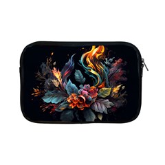 Flowers Flame Abstract Floral Apple Ipad Mini Zipper Cases