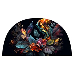 Flowers Flame Abstract Floral Anti Scalding Pot Cap