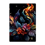 Flowers Flame Abstract Floral A5 Acrylic Clipboard Back