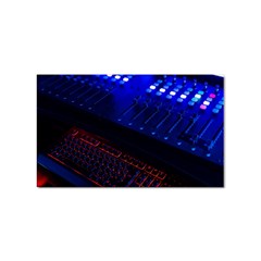 Mixer Console Audio Mixer Studio Sticker (rectangular)