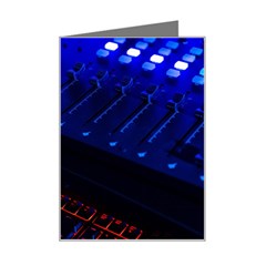 Mixer Console Audio Mixer Studio Mini Greeting Card by Jancukart