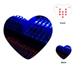 Mixer Console Audio Mixer Studio Playing Cards Single Design (heart)