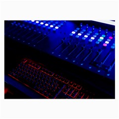 Mixer Console Audio Mixer Studio Large Glasses Cloth by Jancukart