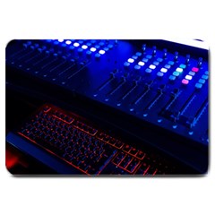 Mixer Console Audio Mixer Studio Large Doormat by Jancukart