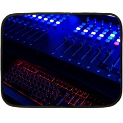 Mixer Console Audio Mixer Studio One Side Fleece Blanket (mini)