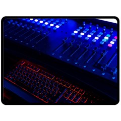 Mixer Console Audio Mixer Studio Fleece Blanket (large)