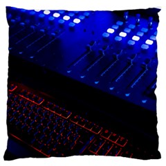 Mixer Console Audio Mixer Studio Standard Premium Plush Fleece Cushion Case (one Side) by Jancukart