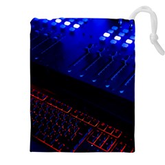 Mixer Console Audio Mixer Studio Drawstring Pouch (4xl) by Jancukart