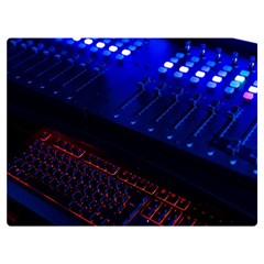 Mixer Console Audio Mixer Studio One Side Premium Plush Fleece Blanket (extra Small)