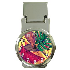 Monstera Tropical Design Beach Money Clip Watches