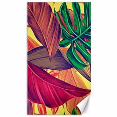 Monstera Tropical Design Beach Canvas 40  X 72 