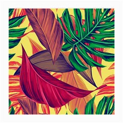 Monstera Tropical Design Beach Medium Glasses Cloth (2 Sides) by Jancukart