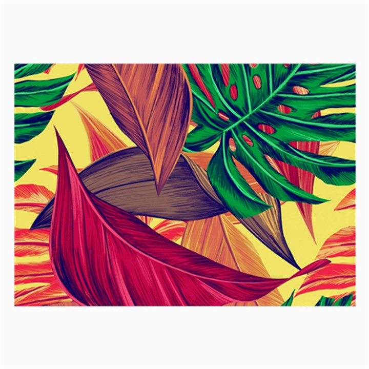 Monstera Tropical Design Beach Large Glasses Cloth