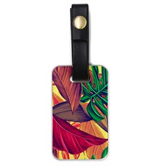 Monstera Tropical Design Beach Luggage Tag (one Side)