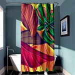 Monstera Tropical Design Beach Shower Curtain 36  x 72  (Stall)  Curtain(36 X72 ) - 33.26 x66.24  Curtain(36 X72 )