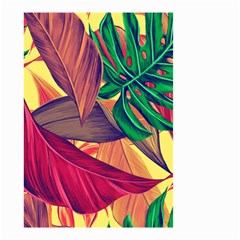 Monstera Tropical Design Beach Small Garden Flag (two Sides) by Jancukart