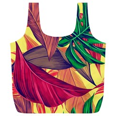 Monstera Tropical Design Beach Full Print Recycle Bag (xl)