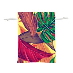 Monstera Tropical Design Beach Lightweight Drawstring Pouch (m) by Jancukart