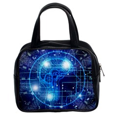 Artificial Intelligence Brain Think Art Classic Handbag (two Sides) by Jancukart