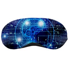 Artificial Intelligence Brain Think Art Sleeping Mask