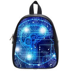 Artificial Intelligence Brain Think Art School Bag (small) by Jancukart