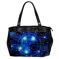 Artificial Intelligence Brain Think Art Oversize Office Handbag by Jancukart