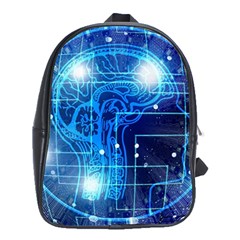 Artificial Intelligence Brain Think Art School Bag (xl)