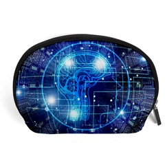 Artificial Intelligence Brain Think Art Accessory Pouch (large)