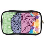 Brain Heart Balance Emotion Art Toiletries Bag (One Side) Front