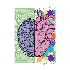 Brain Heart Balance Emotion Art Shower Curtain 48  X 72  (small)  by Jancukart