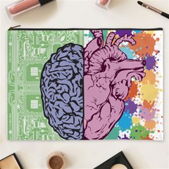 Brain Heart Balance Emotion Art Cosmetic Bag (xxxl)