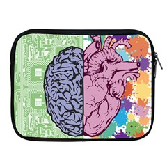 Brain Heart Balance Emotion Art Apple Ipad 2/3/4 Zipper Cases by Jancukart