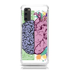 Brain Heart Balance Emotion Art Samsung Galaxy S20 6 2 Inch Tpu Uv Case