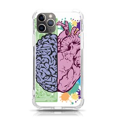 Brain Heart Balance Emotion Art Iphone 11 Pro 5 8 Inch Tpu Uv Print Case