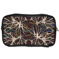 Mental Human Experience Mindset Art Toiletries Bag (two Sides) by Jancukart