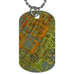 Art 3d Windows Modeling Dimension Dog Tag (One Side) Front