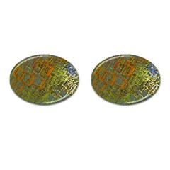 Art 3d Windows Modeling Dimension Cufflinks (oval) by Ravend